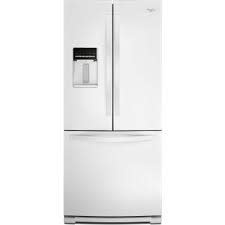 Whirlpool *WRF560SEHW  19.7-cu ft French Door Refrigerator with Ice Maker and Water dispenser (White)