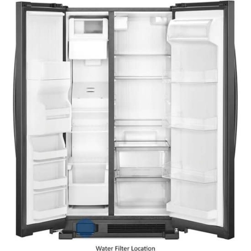 Whirlpool *WRS331SDHB   21.4 Cu. Ft. Side-by-Side Refrigerator - Black