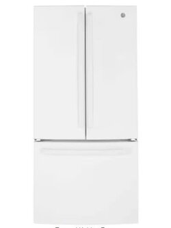 GE *GNE25JGKWW -24.7 cu. ft. French Door Refrigerator in White, ENERGY STAR