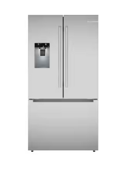 Bosch *B36FD31ENS - Bosch Fastest Ice Maker Standard-Depth 300 Series 26-cu ft 3 -Door Smart Compatible French Door Refrigerator with Ice Maker with Water and Ice Dispenser ( Stainless Steel ) ENERGY STAR Certified