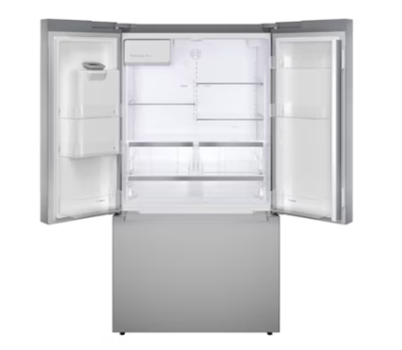 Bosch *B36FD31ENS - Bosch Fastest Ice Maker Standard-Depth 300 Series 26-cu ft 3 -Door Smart Compatible French Door Refrigerator with Ice Maker with Water and Ice Dispenser ( Stainless Steel ) ENERGY STAR Certified