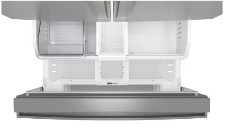 Whirlpool *WRFF3136SZ 36 in. 31 cu ft. Freestanding French Door Refrigerator in Fingerprint Resistant Stainless Finish with Ice Maker