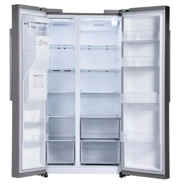 LG LL27T3530S  26.6 Cu. Ft. Side-by-Side Smart Refrigerator with External Ice and Water - Stainless Steel