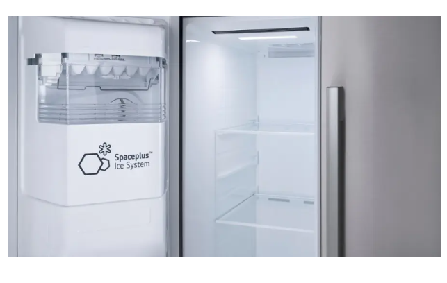 LG LL27T3530S  26.6 Cu. Ft. Side-by-Side Smart Refrigerator with External Ice and Water - Stainless Steel