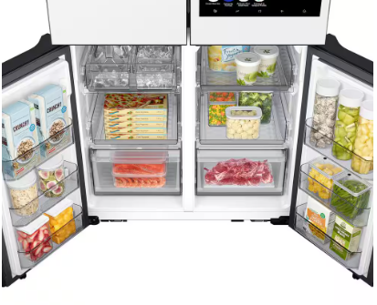 Samsung *RF29DB990012  Bespoke 4-Door Flex with Family Hub+ in White Glass