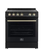 Forno *FFSEL6012-30BLK  Leonardo Espresso 30 in. 4 Element 5.0 cu. ft Electric Range Convection Oven in Black