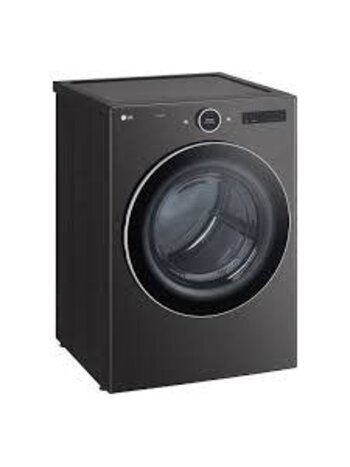 LG *DLEX6700B 7.4 cu. ft. Vented Stackable SMART Electric Dryer in Black Steel with TurboSteam and AI Sensor Dry Technology