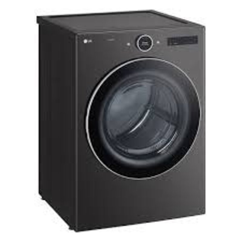 LG *DLEX6700B 7.4 cu. ft. Vented Stackable SMART Electric Dryer in Black Steel with TurboSteam and AI Sensor Dry Technology