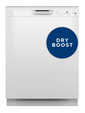 GE *GDF550PGRWW  24 in. Built-In Tall Tub Front Control White Dishwasher w/Sanitize, Dry Boost, 52 dBA