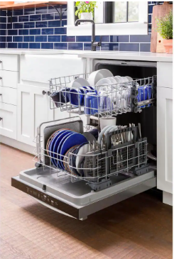 GE *GDF550PGRWW  24 in. Built-In Tall Tub Front Control White Dishwasher w/Sanitize, Dry Boost, 52 dBA