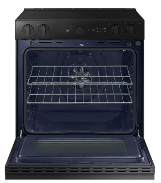 Samsung *NSE6DG8500MT  Bespoke 30 in. 6.3 cu.ft. 5 Burner Element Smart Slide-In Electric Range w/ Air Sous Vide & AirFry in Matte Black Steel