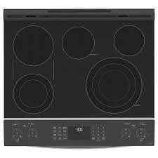 GE *PB965YPFS  Profile 30 in. 5 Burner Element Smart Free-Standing Double Oven Electric Range in Fingerprint Resistant Stainless