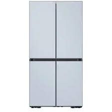 Samsung *RF29A9675AP  -Bespoke 29 cu. ft. Customizable 4-Door Flex French Door Smart Refrigerator with Beverage Center, Standard Depth