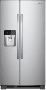 Whirlpool WRS321SDHZ-C Class- 21.4 cu. ft. Side by Side Refrigerator in Fingerprint Resistant Stainless Steel