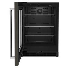 Kitchenaid *KURL314KBS  24" Undercounter Refrigerator with Glass Door and Shelves with Metallic Accentsand with PrintShield™ Finish
