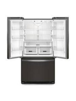 Whirlpool *WRFC2036RV 35 in. 20 cu. ft. counter depth French Door Bottom Mount Refrigerator in Black Stainless with Elevated Deli Drawer