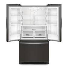 Whirlpool *WRFC2036RV 35 in. 20 cu. ft. counter depth French Door Bottom Mount Refrigerator in Black Stainless with Elevated Deli Drawer