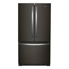 Whirlpool *WRFC2036RV 35 in. 20 cu. ft. counter depth French Door Bottom Mount Refrigerator in Black Stainless with Elevated Deli Drawer