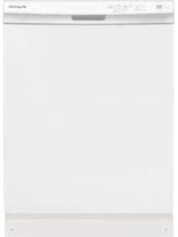 Frigidaire *FDPC4314AW   24 in Front Control Built-In Tall Tub Dishwasher in White with 4-cycles and DishSense Sensor Technology