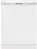 Frigidaire *FDPC4314AW   24 in Front Control Built-In Tall Tub Dishwasher in White with 4-cycles and DishSense Sensor Technology