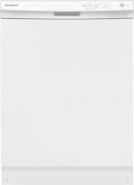 Frigidaire *FDPC4314AW   24 in Front Control Built-In Tall Tub Dishwasher in White with 4-cycles and DishSense Sensor Technology