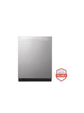 LG *LDTH555NS 24 in. Top Control Smart Wi-Fi Enabled Dishwasher QuadWash Pro, Dynamic Heat Dry, 3rd Rack in PrintProof Stainless Steel