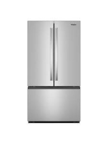 Whirlpool *WRFF3336SZ 30.52-cu ft 3 -Door French Door Refrigerator with Ice Maker with Water Dispenser ( Fingerprint Resistant Stainless Finish ) ENERGY STAR Certified