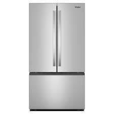 Whirlpool *WRFF3336SZ 30.52-cu ft 3 -Door French Door Refrigerator with Ice Maker with Water Dispenser ( Fingerprint Resistant Stainless Finish ) ENERGY STAR Certified