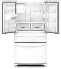 Whirlpool *WRMF3636RW 36 in. 24.5 cu. ft. Wide French Door Bottom Mount Refrigerator in White with Maximum Ice Capacity