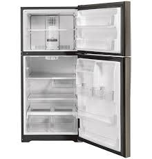 GE *GTS22KMNRES 21.9 cu. ft. Top Freezer Refrigerator in Slate, Fingerprint Resistant, Garage Ready