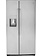 GE *PSE25KYHFS  Profile 25.3 cu. ft. Side by Side Refrigerator in Fingerprint Resistant Stainless Steel, ENERGY STAR