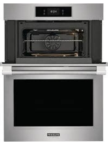 Frigidaire *PCWM3080AF Professional 30 in. Electric Wall Oven and Microwave Combo in Stainless Steel with Total Convection and Air Fry