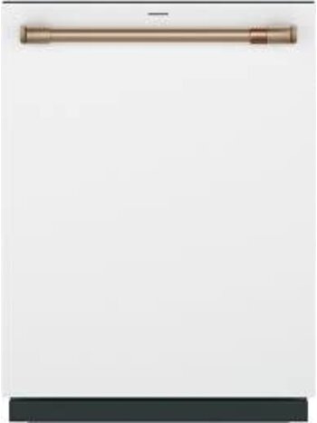 CAFE *CDT888P4VW2  24 in. Built-In Smart Top Control Dishwasher in Matte White with Stainless Tub, Interior Lighting, 39 dBA