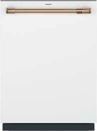 CAFE *CDT888P4VW2  24 in. Built-In Smart Top Control Dishwasher in Matte White with Stainless Tub, Interior Lighting, 39 dBA