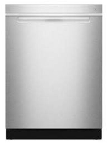 Whirlpool *WDPS8024SZ  24" Top Control Built-In Dishwasher with Total Coverage Wash and Auto Open Air Dry - Fingerprint Resistant Stainless Steel