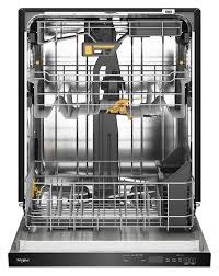 Whirlpool *WDPS8024SZ  24" Top Control Built-In Dishwasher with Total Coverage Wash and Auto Open Air Dry - Fingerprint Resistant Stainless Steel
