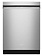 Kitchenaid *KDFS224SPS  24-in Front Control Built-in Dishwasher With Third Rack ( PrintShield Stainless ) , 47-Decibel Very Quiet Sound Level