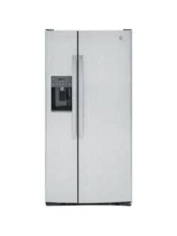 GE *GE GSE23GYPFS 23.0 cu. ft. Side by Side Refrigerator in Fingerprint Resistant Stainless Steel, Standard Depth, ENERGY STAR