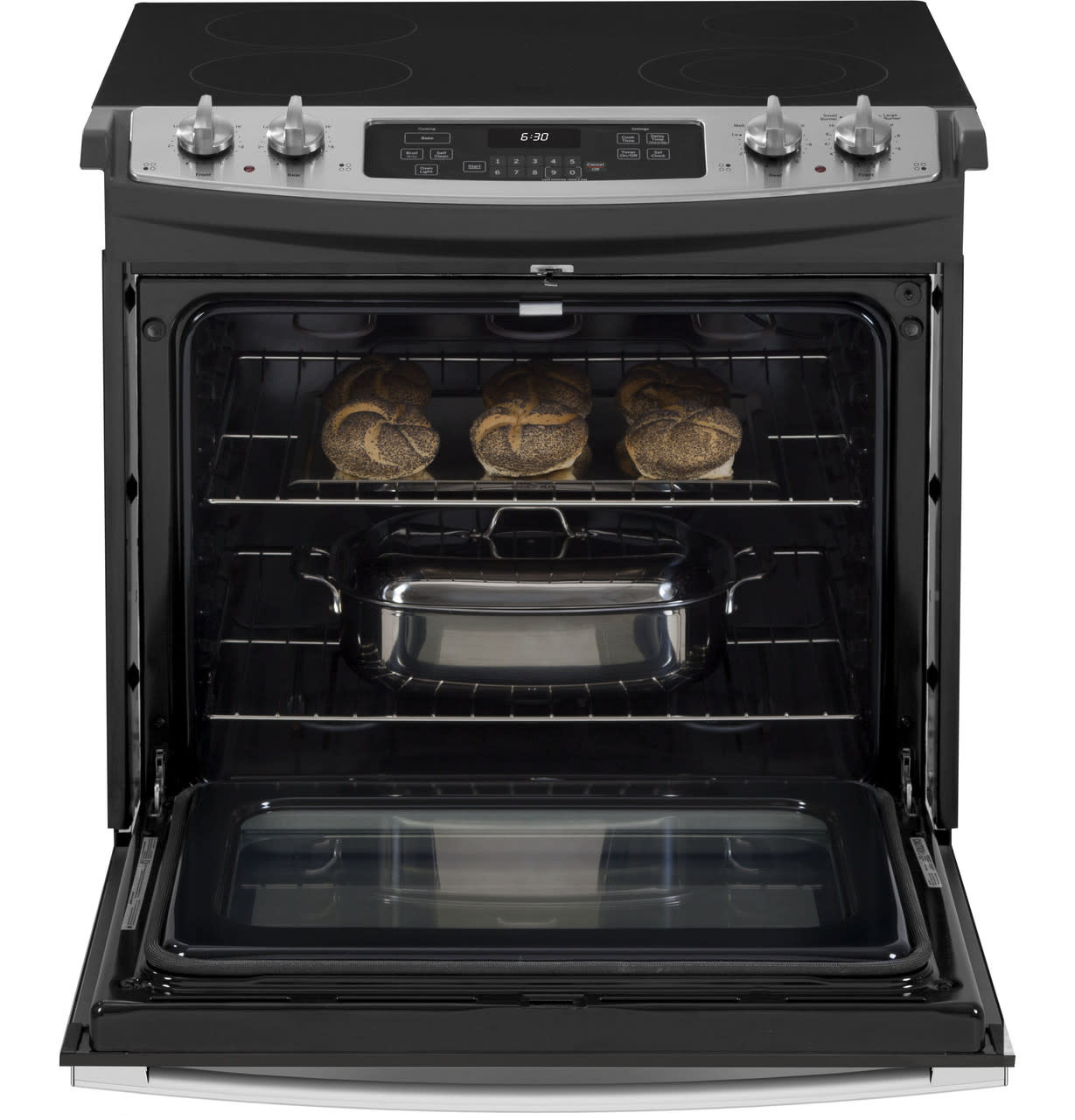 GE *JD630STSS   30" Drop-In Electric Range In Stainless Steel
