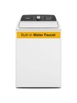 Whirlpool WTW5010LW  (NIB) 4.6 Cu. Ft. Top Load Washer with Built-In Water Faucet - White