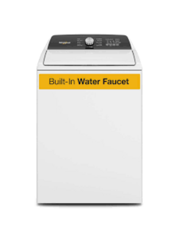 Whirlpool WTW5010LW  (NIB) 4.6 Cu. Ft. Top Load Washer with Built-In Water Faucet - White