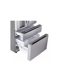LG *LF25G8330S  26 cu. ft. SMART Counter Depth MAX French Door Refrigerator with Full Convert Drawer in PrintProof Stainless