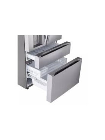 LG *LF25G8330S  26 cu. ft. SMART Counter Depth MAX French Door Refrigerator with Full Convert Drawer in PrintProof Stainless