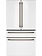 *GE CJE23DP4WW2 CAFÉ 23.2 Cu. Ft. Smart Counter-Depth 4-Door French-Door Refrigerator With Dual-Dispense AutoFill Pitcher