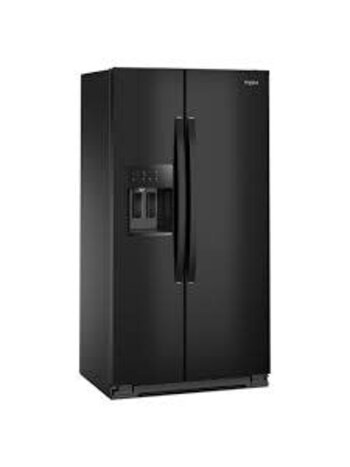 Whirlpool *WRSF5536RB Whirlpool 36 in. 20.85 cu. ft. Counter Depth Freestanding Side-by-Side Refrigerator in Black with TruCool System