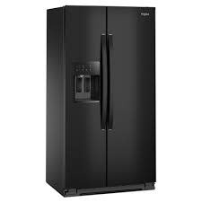 Whirlpool *WRSF5536RB Whirlpool 36 in. 20.85 cu. ft. Counter Depth Freestanding Side-by-Side Refrigerator in Black with TruCool System