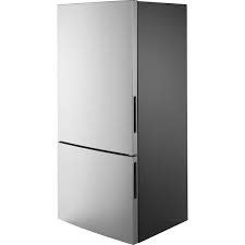 GE *GBE17HYRFS GE 17.7 cu. ft. Bottom Freezer Refrigerator in Fingerprint Resistant Stainless Steel, Counter Depth