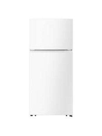 Hisense *HRT180N6AWE Hisense 18-cu ft Top-Freezer Refrigerator ( White ) Garage Ready ENERGY STAR Certified