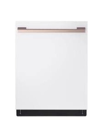 LG *SDWB24W3 LG STUDIO SMART Top Control Dishwasher in Essence White with 1-Hour Wash & Dry, QuadWash Pro, and TrueSteam
