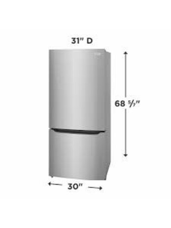 Frigidaire *GRBN2012AF Frigidaire Gallery 20 Cu. Ft. Standard-Depth Bottom Freezer Refrigerator